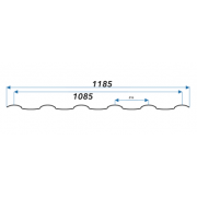 Металочерепиця Sapfir 30